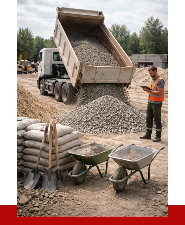 Доставка нерудных материалов в Воткинске от 1243 руб. | ПРОНЕРУДВтк