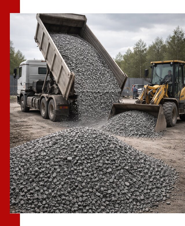Доставка и продажа щебня гранитного в Воткинске
