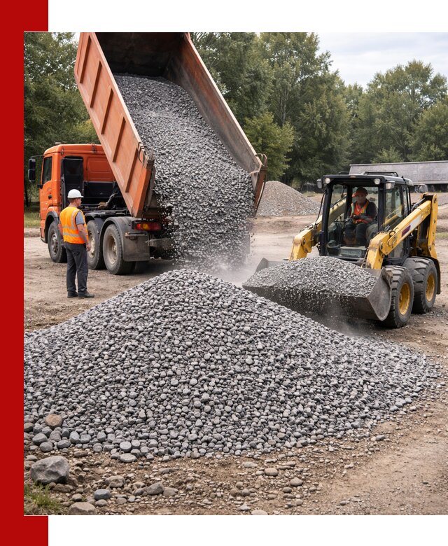 Купить гранитный щебень фракции 5–10 в Воткинске с доставкой