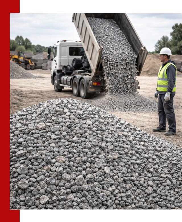 Доставка и продажа гранитного щебня фракции 5-20 в Воткинске