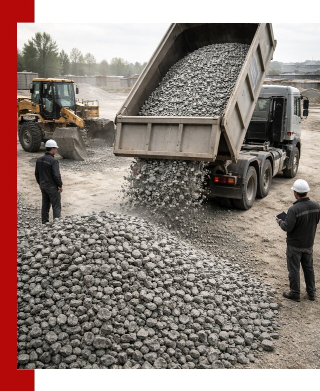 Доставка гранитного щебня фракции 20-40 в Воткинске
