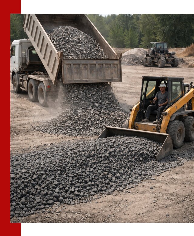 Гранитный щебень фракция 40-70 с доставкой в Воткинске