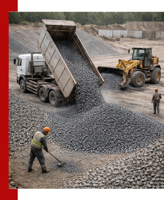 Щебень габбро-диабаз фр. 5-20 с доставкой в Воткинске