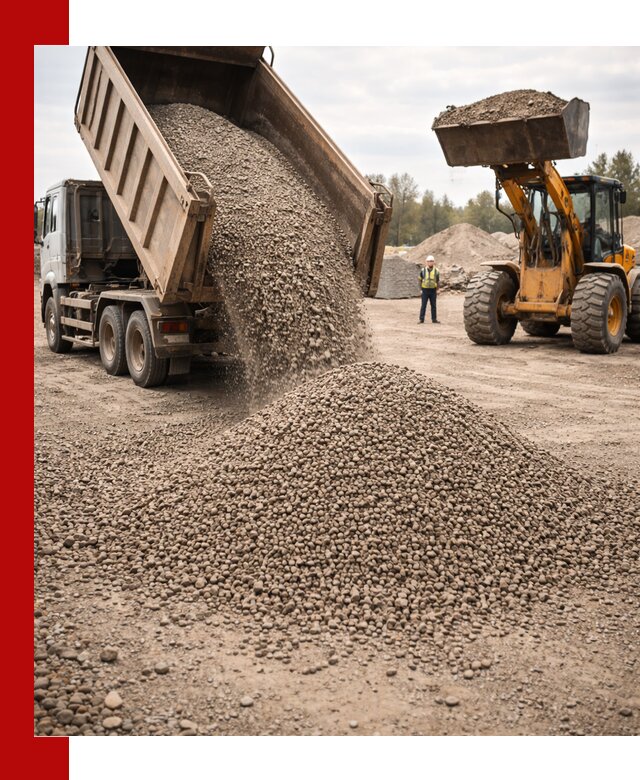 Гравийный щебень фракция 3–10 с доставкой в Воткинске