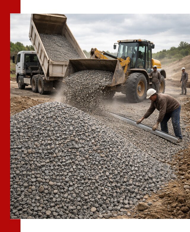 Гравийный щебень фракция 5-20 с доставкой в Воткинске