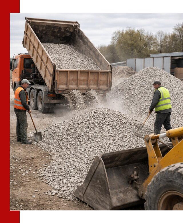 Доломитовый щебень фракции 5-20 с доставкой в Воткинске