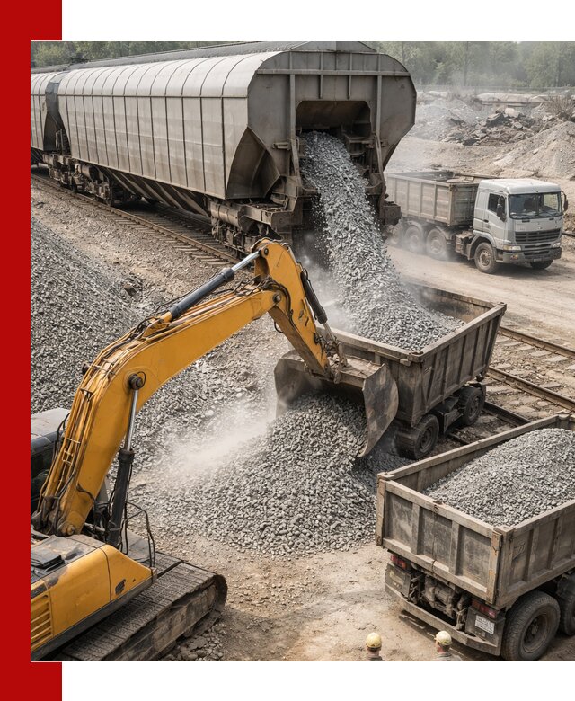 Доставка железнодорожного щебня в Воткинске крупными партиями быстрого отгруза