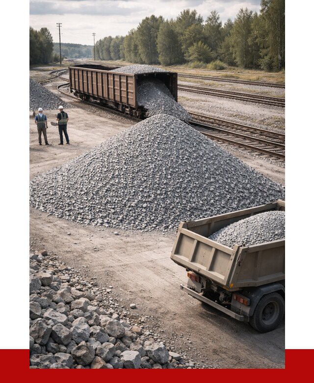 Железнодорожный щебень 20-60 в Воткинске от 1761 р. | ПРОНЕРУДВтк