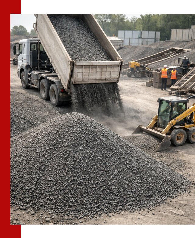 Вторичный щебень фракция 0–5 с доставкой в Воткинске