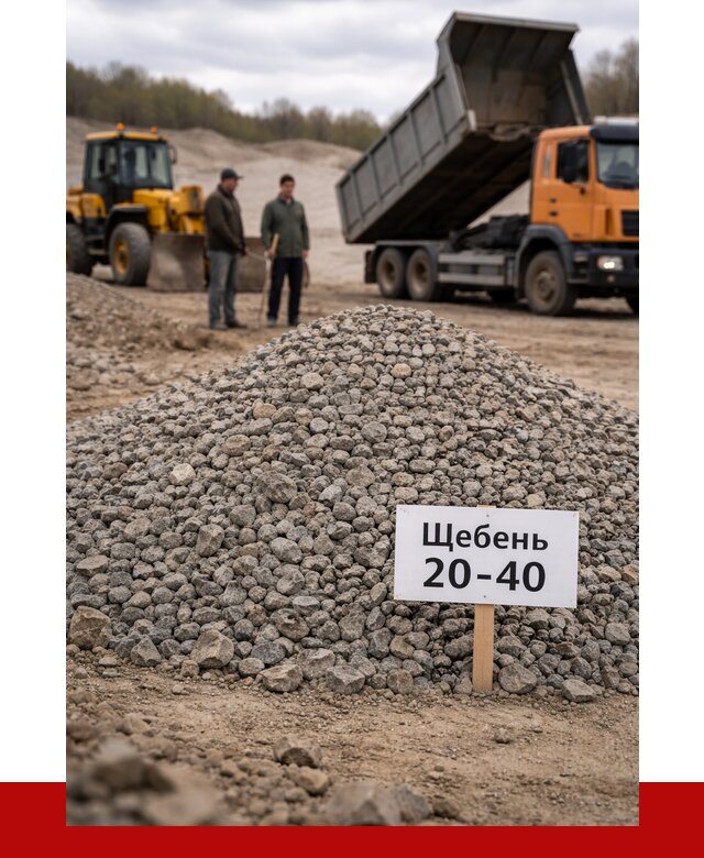 Бетонный щебень фракция 20-40 в Воткинске от 2538 р. | ПРОНЕРУДВтк