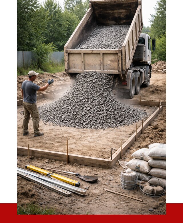 Купить щебень для фундамента в Воткинске от 4662 р. | ПРОНЕРУДВтк