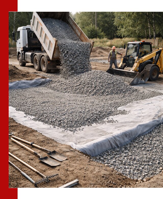 Щебень для фундамента с доставкой в Воткинске