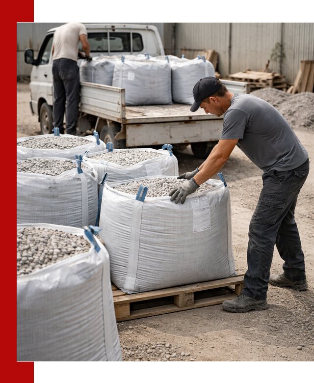 Доставка щебня в мешках по выгодным ценам в Воткинске