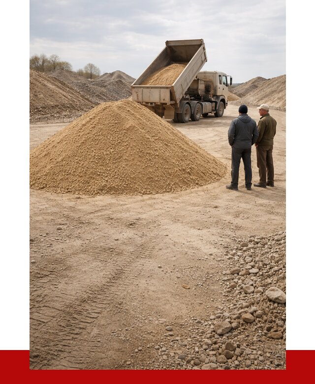 Карьерный песок крупнозернистый в Воткинске от 8806 р | ПРОНЕРУДВтк