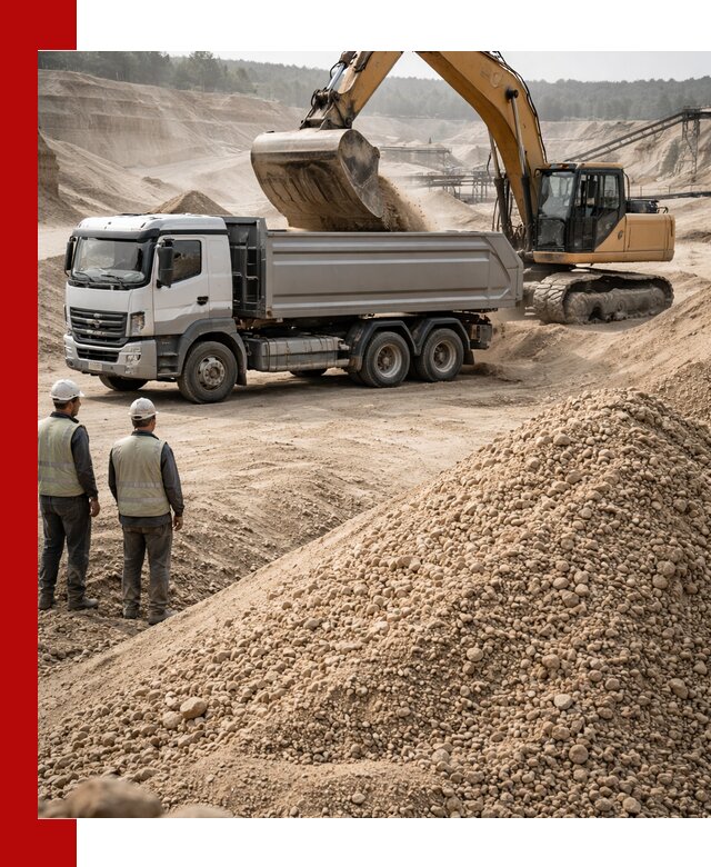 Карьерный крупнозернистый песок с доставкой в Воткинске