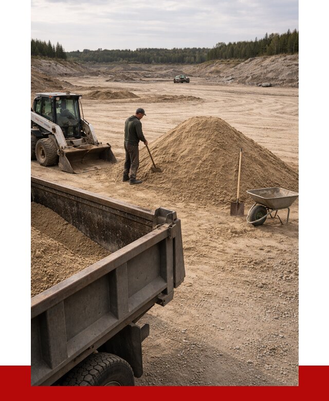 Карьерный песок среднезернистый в Воткинске, от 2279 р. ПРОНЕРУДВтк