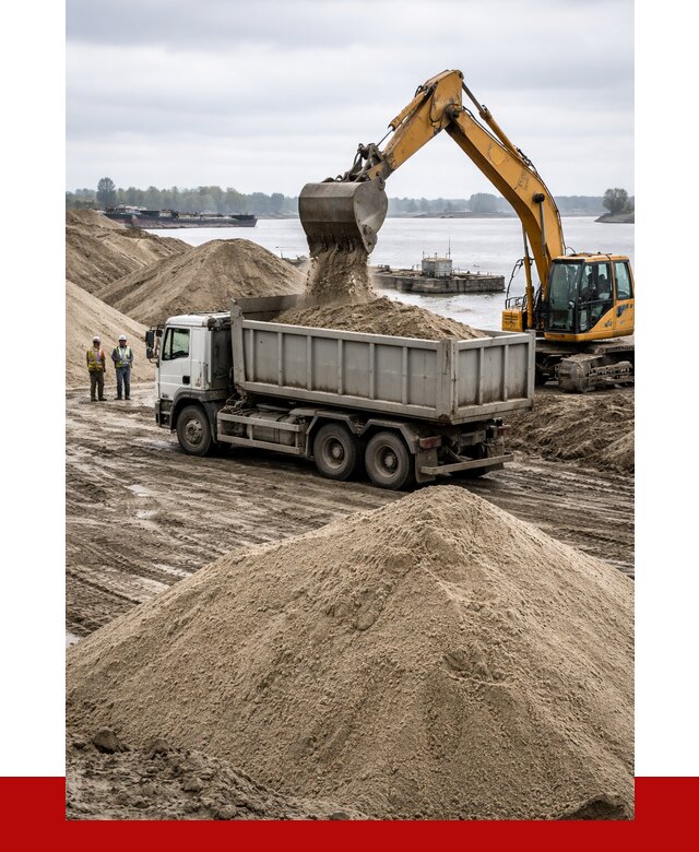 Купить речной песок навалом в Воткинске от 1865 р., ПРОНЕРУДВтк