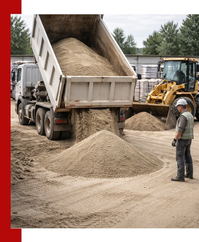 Поставка и доставка песка для бетона в Воткинске