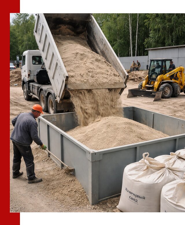 Кварцевый песок для фильтра в Воткинске — доставка и качество