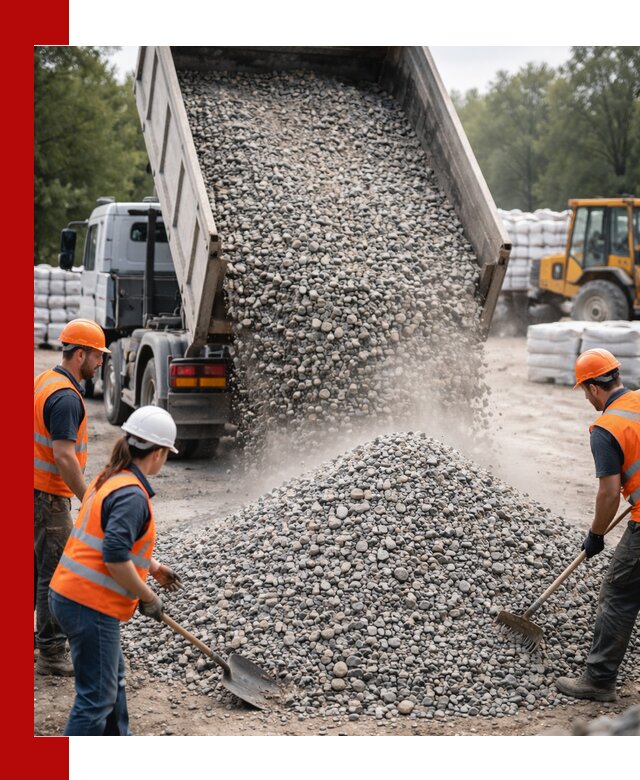 Доставка гравия и камня в Воткинске оптом и в розницу
