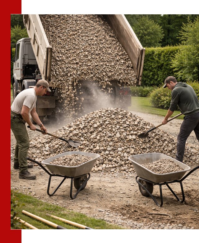 Доставка и продажа декоративной гальки в Воткинске