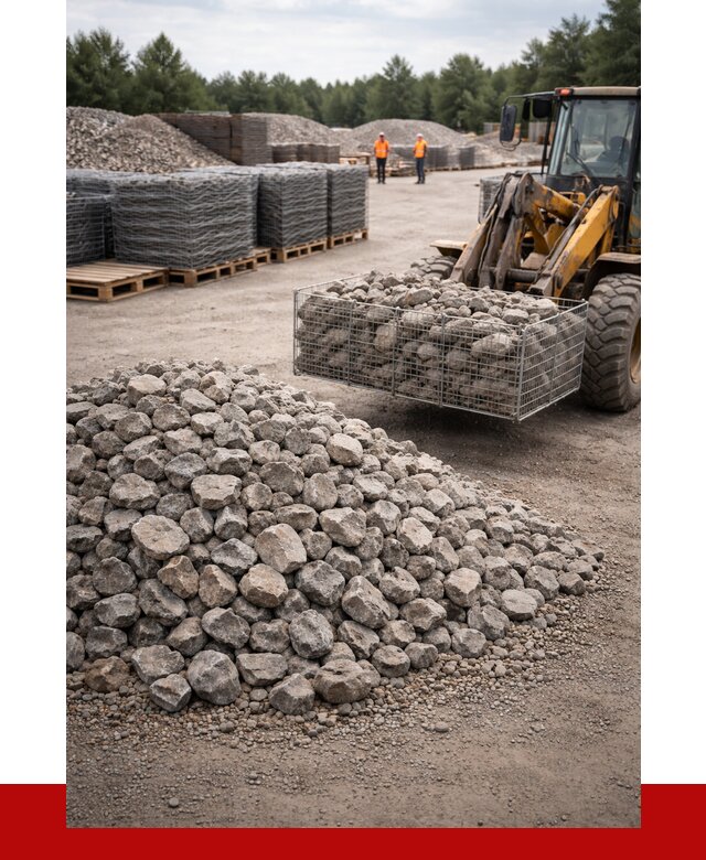 Камень для габионов фракция 70-150 в Воткинске от 4351 р. | ПРОНЕРУДВтк