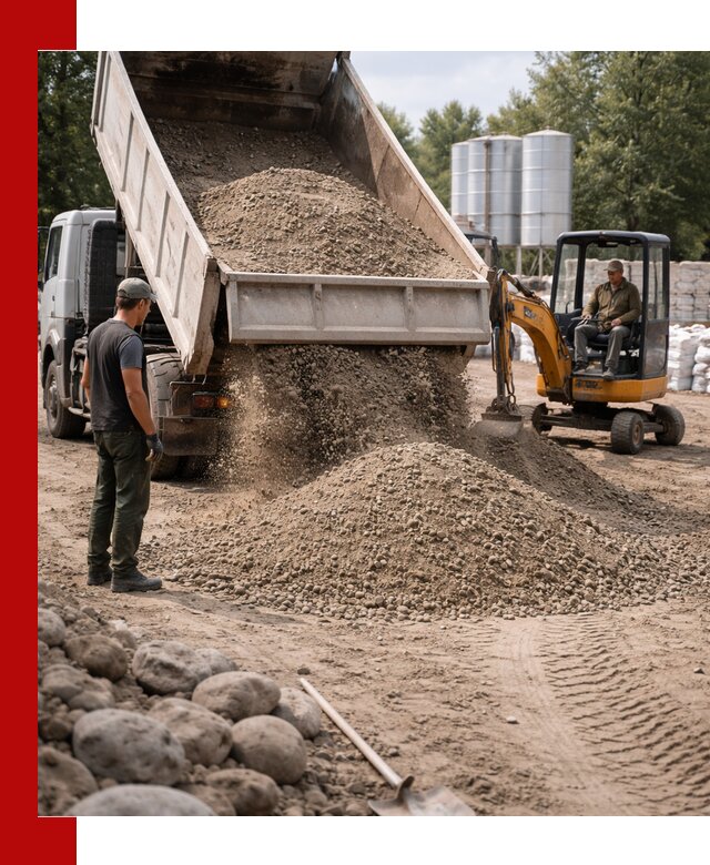 Доставка ПГС С3 в Воткинске самосвалами и миксерами