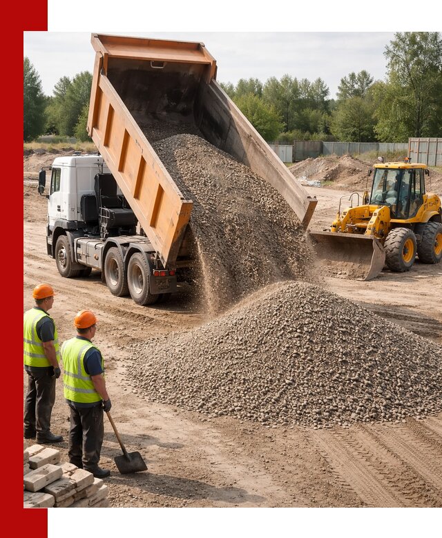 Доставка щебёночно-песчаной смеси ЩПС С7 в Воткинске