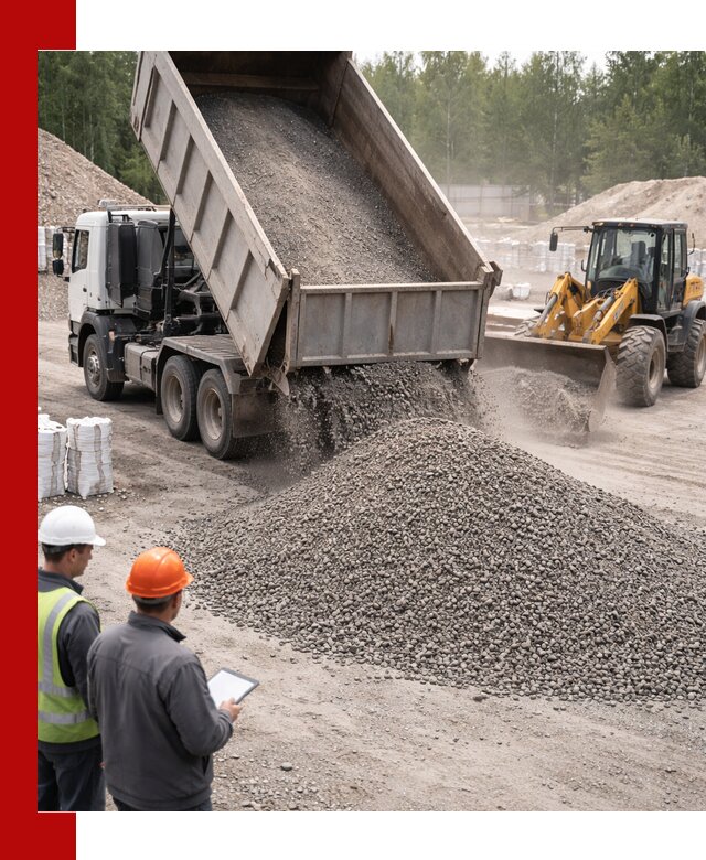 Доставка и продажа гранитного отсева 0-10 в Воткинске