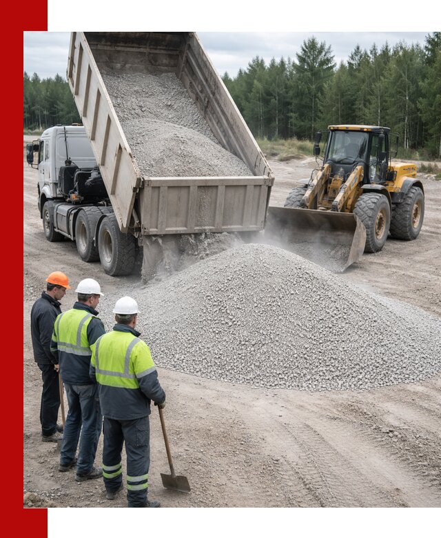 Известняковый отсев 0-5 доставка в Воткинске быстро и выгодно