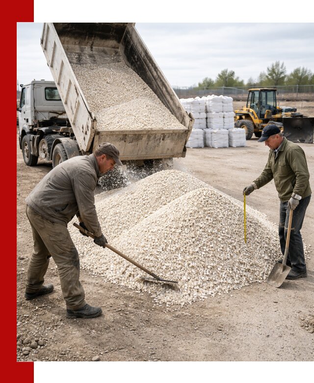 Мраморная крошка с доставкой и разгрузкой в Воткинске