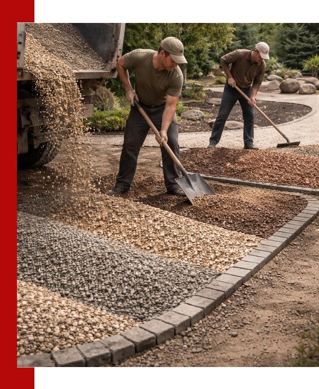 Декоративная крошка для ландшафта в Воткинске — продажа и доставка