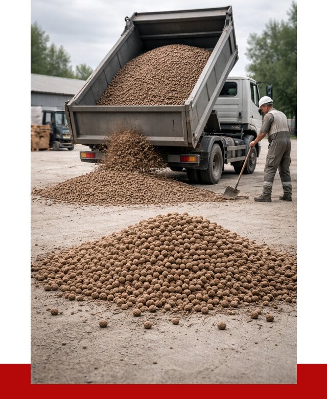 Керамзит с доставкой в Воткинске от 4351 р. за м3 | ПРОНЕРУДВтк