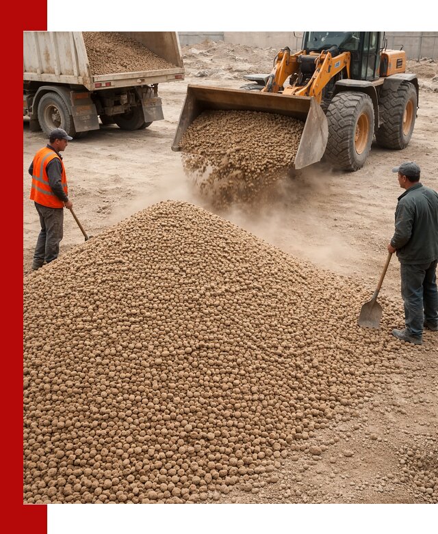 Керамзит фракция 10-20 с доставкой в Воткинске