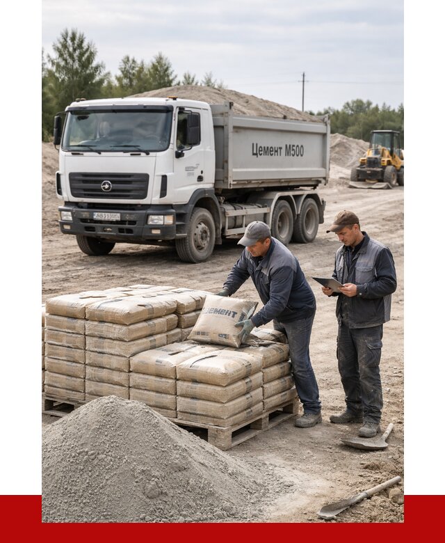 Купить цемент м500 с доставкой в Воткинске от 5387 р. | ПРОНЕРУДВтк