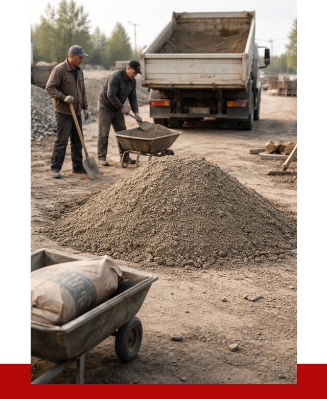 Цементно-песчаная смесь М150 в Воткинске от 4869 р. | ПРОНЕРУДВтк