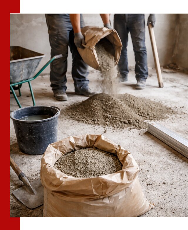 Доставка сухой смеси для стяжки в Воткинске