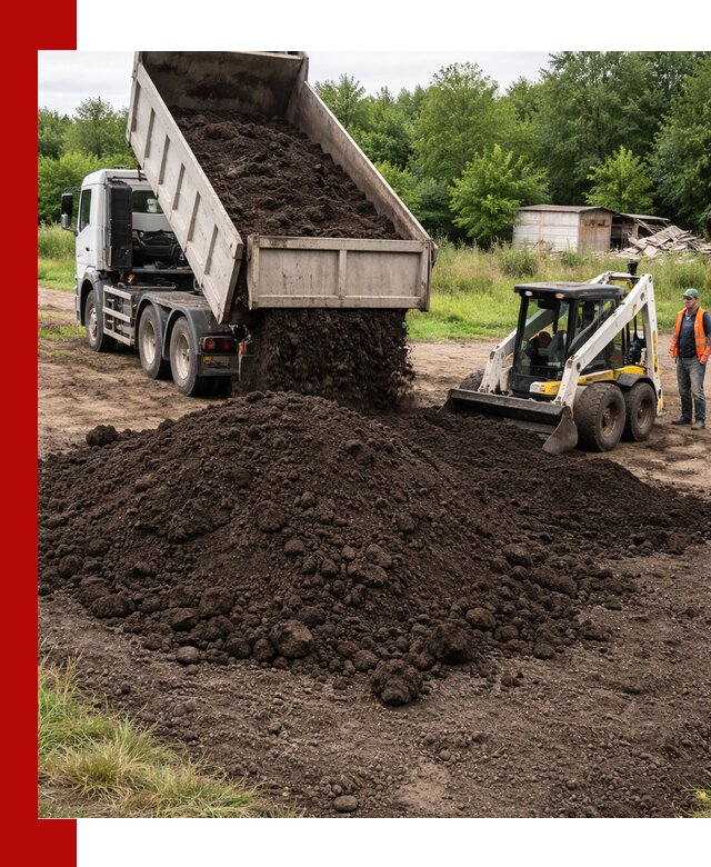 Поставка плодородной земли с доставкой самосвалом в Воткинске