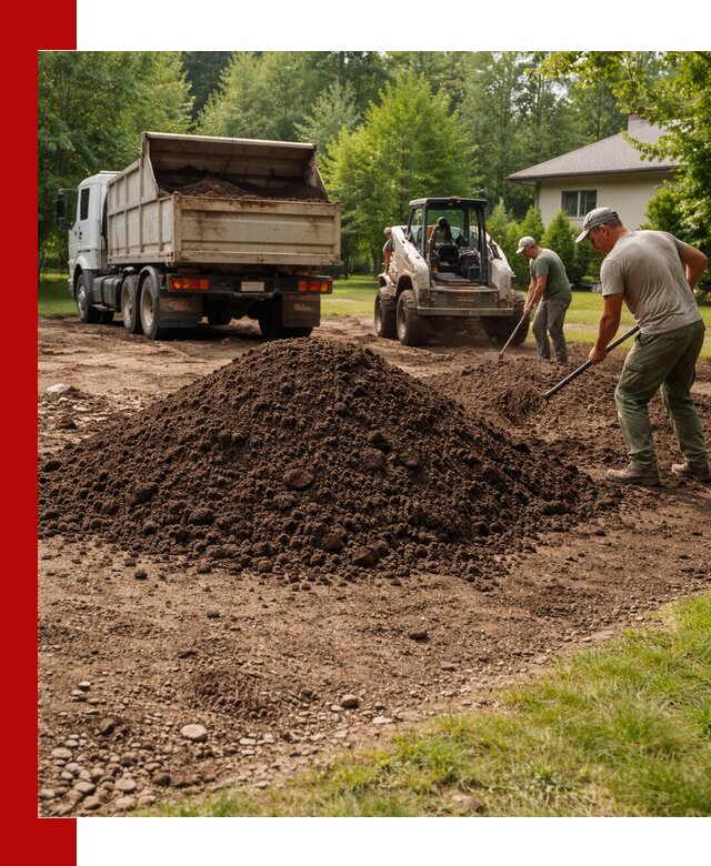 Доставка и укладка грунта для газона в Воткинске