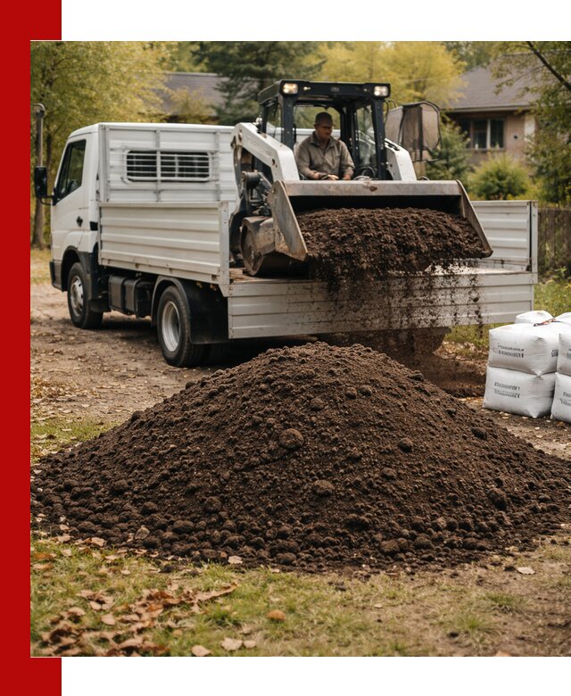 Доставка садовой земли в больших объёмах в Воткинске
