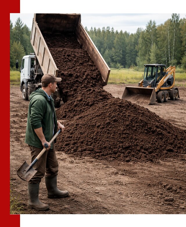 Купить верховой торф с доставкой в Воткинске для садоводства и растений