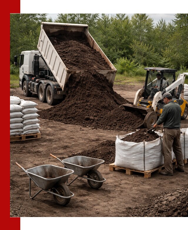 Доставка и продажа торфогрунта в Воткинске оптом и в розницу