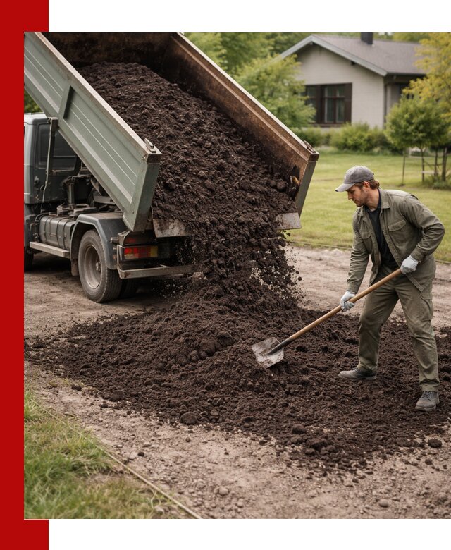 Чернозем для газона с доставкой в Воткинске быстро и качественно