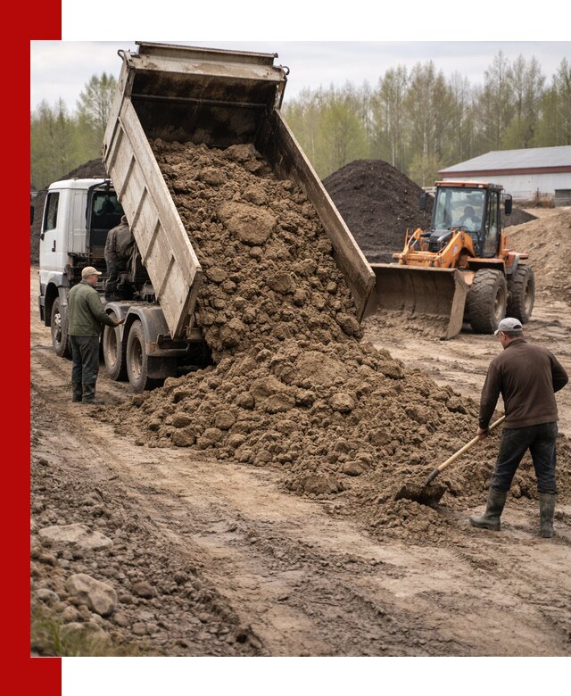 Доставка глин и суглинков в Воткинске оптом и вкрай