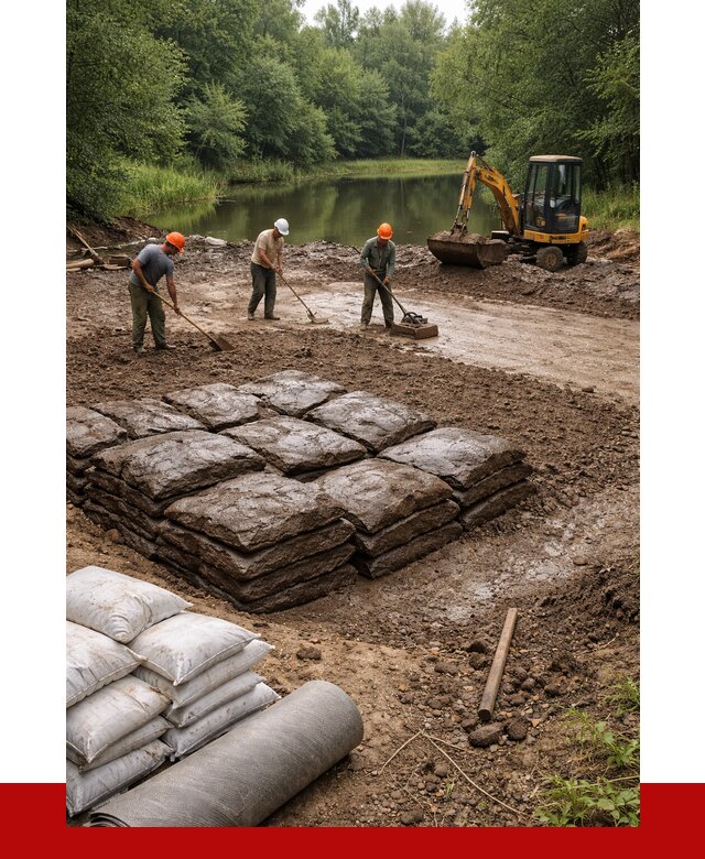 Купить глину для пруда в Воткинске от 4662 р. с доставкой | ПРОНЕРУДВтк