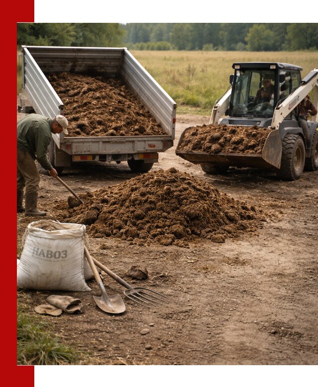 Доставка конского навоза в Воткинске с разгрузкой и доставкой на объект