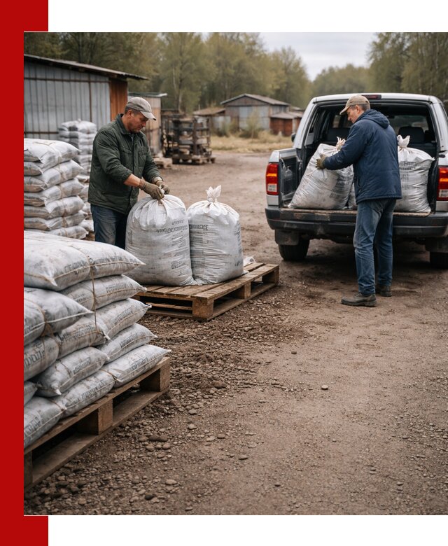 Купить конский навоз в мешках с доставкой в Воткинске