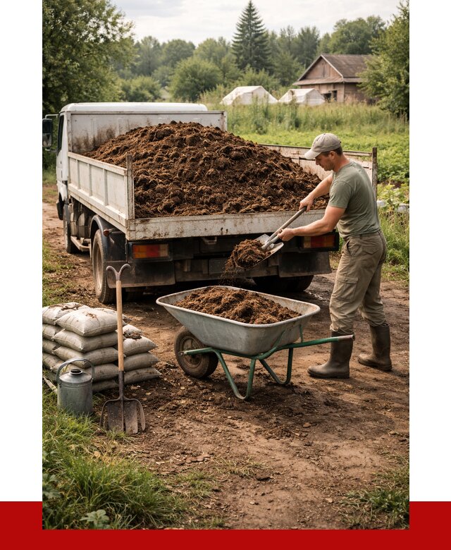 Купить коровий навоз с доставкой в Воткинске от 1865 р. | ПРОНЕРУДВтк