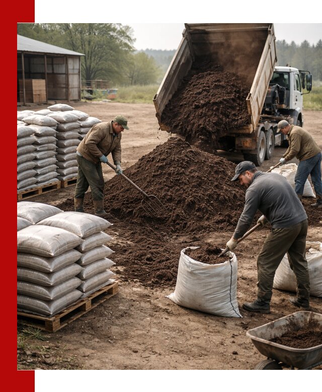 Доставка компоста оптом и в розницу в Воткинске