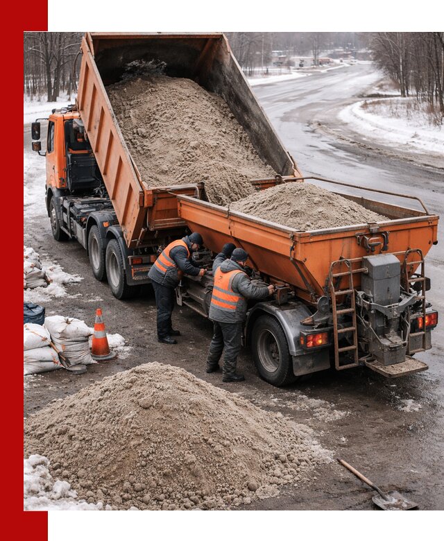 Поставка и вывоз пескосоля в Воткинске оптом и в розницу